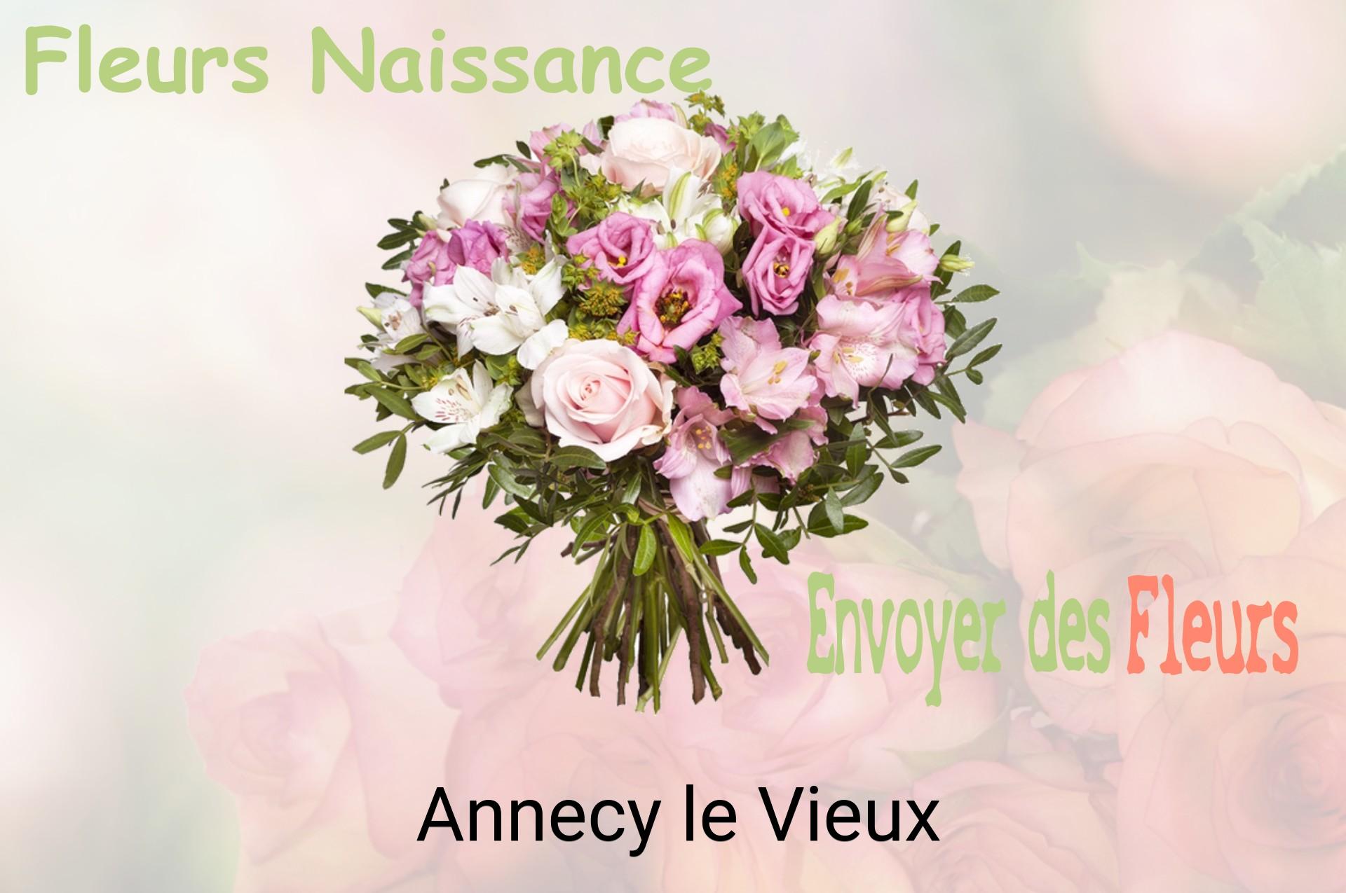 Bouquet de fleurs de naissance livré à Annecy-le-Vieux